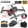 Dones Axnen F196 Mini Drone 4K Photo 360 Обнаружение препятствий Аэрофотография RC Dron безмолвное мотор складной квадрокоптер подарки Q231108