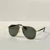 Occhiali da sole da uomo con lenti grigie in metallo dorato per uomo 1220 Occhiali da sole sportivi Occhiali da sole firmati Occhiali da sole Sonnenbrille Shades Occhiali UV400 con scatola