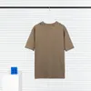 Herren Plus Tees Polos Rundes T-Shirt in Übergröße mit besticktem und bedrucktem Halsausschnitt im Polar-Stil, Sommerkleidung aus reiner Street-Baumwolle D4O