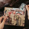 Hediye sargısı 30 paket toptan scrapbooking vintage literatür sanat figür haritası etiketi diy malzeme çıkartması çok boyutlu 8 bölüm