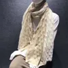 100 écharpe châle en laine mérinos australienne avec superposition de chaleur multifonctionnelle bandanas infini longs foulards en soie écharpes peintes en gros