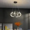 Chandeliers High Sale Golden Simple Modern Designer Corridor Loft LED Chandelier Lighting For Living Room Dining El