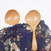 Spoons 2 Pcs Wooden Soup Ladle Long Handle Spoon Wood Scoop Kitchen Serving Rice For Fruit Mixing