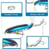 Top water Whopper Plopper Lures Soft Rotating Tail Fishing Lure Artificial Hard Bait Pencil Bait Fishing Tackle