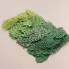 Decoração de festa tema decorativo papel restos verdes trópicos folhas confetes jogando adereços diy suprimentos