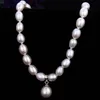 Anhänger Halsketten Dainashi Classic 6-7mm 925 Sterling Silber natürliche Süßwasserperlen Halskette Schmuck für Frauen Geschenke Perlenanhänger 231108