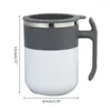 Кружки Автоматическая магнитная кофейная чашка для перемешивания Самоперемешивающаяся изоляционная кружка без батареек