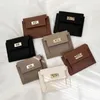 Wallets Trend Solid Color Japanese High Beauty Storage Wallet Large Capacity Girls Cute Advanced Zero