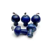 Pendentif Colliers Mode Bonne Qualité Pierre Naturelle Lapis Lazuli Champignon Pour La Fabrication De Bijoux Collier Charme Accessoires 24 PC Shippng Gratuit