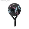 Tennis Rackets Adult Professional Full Carbon Beach Tennis Racket Soft EVA Face Raqueta With Bag Unisex Equipment Padel Racket Q231109