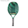 Tennisracketar Carbon Beach Tennis Racket Professional Soft Eva Face Beachtennis Padel Racquet With Ball Bag Adult Unisex Q231109