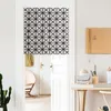 Curtain Zebra Black Door Geometric Noren Tapestry For Study Home Decor Bedroom Kitchen