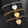 Nieuwe T-letter Hartketting Paar Klassiek OT Gesp Designer Ketting Europees Modieus Heren en Dames Hangertjesketting Roestvast staal Sieraden Cadeau