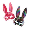 Party Supplies Women Halloween Sexy Mask Cosplay Props Female Half Face Ears Bar Nightclub Costume Accessory