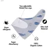 Bibs Burp Cloths 5pcs/ лот хлопок детские нагрудники регулируемые треугольники новорожденных слюно
