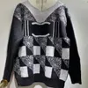 デザイナー高度なバージョンレディースセーターフランストレンディ衣料レターグラフィック刺繍ラウンドネックチャンネルパーカー高級ブランドセーターT