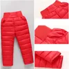 Broeken voor meisjes, jongens, winterbroeken, katoenen gewatteerde dikke, warme broek, waterdichte skibroek, elastische hoge taille, baby-jongenbroek 100-150 231108