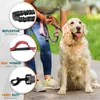 Hundhalsar Hands Free Leash Infällbart promenad rep Hållbart bungee för jogging och körning av dina dubbla vadderade handtag