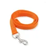 Dog Collars 1 Pc 120cm 1.5cm Nylon Training Leash Pet Supplies Harness Collar Seat Belt With Metal Clip For Puppy