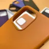 علبة هاتف جلدية مغناطيسية لـ iPhone 15 14 Pro Max Case متوافقة مع علبة الهاتف الخلوي من Magsafe Pu مع وحزمة البيع بالتجزئة