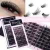 Hand Made Reusable 84 Clusters DIY Segmented Eyelashes Extensions Slender & Dense Natural Grafted Lashes Mink Individual Eyelashes DHL