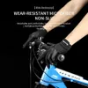 Guanti da ciclismo Five Fingers MTB Guanti da ciclismo neri Touch Screen Uomo Donna Guanti da bici da strada Palestra da equitazione Guanti da moto in gel di silicone per biciclettaL231108