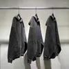 メンズフーディー冬のビンテージソリッドカラー洗浄ブラックフーディーブランクスウェットシャツメンズストリートウェアハラジュクフード付きクラシックコットンヒップホッププルオーバー