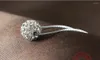 Pendentifs vendre conception Simple une boule de strass 925 en argent Sterling dames chaîne courte colliers Anti-allergique goutte femmes