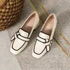 Kleid Schuhe Frauen Retro Bowknot Loafers Frühling Quadratischen Kopf Frauen Einzelne Schuhe Klassische Dicke Heels Weiche Leder Weibliche Pumpen Zapatos de Mujer 231108