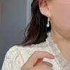 Boucles d'oreilles en argent Sterling S925 pour femmes, perles naturelles, cloche à vent, bijoux de luxe, Design, cadeau de fête pour filles