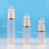 100pcs/lot 15ml 30ml 50ml White Airless Bottle Cosmetic Lotion Cream Pump Small Travel Skin Care Cream Containers