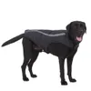 Hondenkleding Waterdicht vest Hondenjas met riem, huisdierjas voor wandelen Waterbestendige reflecterende trui voor klein medium groot, zwart
