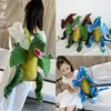 Mochilas de pelúcia Bolsa nova bolsa de dinossauro de brinquedo de pelúcia desenho animado de pano infantil Tyrannosaurus Rex Backpack