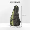 Sacs Duffel Grass Crest Shield Sac de poitrine tendance grande capacité voyage cross personnalisable