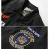 Мужские куртки Air Force Ma1 Flight Jacket Мужские зимние толстые байкерские куртки Harley Военные Top Gun Открытый вышивка Повседневные пальто-бомберы Q231109
