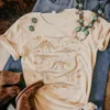 T-shirt dinosaure pour femme, vêtement de rue graphique de styliste japonais, harajuku, 230408