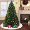 Dekoracje świąteczne 78-150 cm spódnica drzewa czysta biała pluszowa mata faux futra dywan noel rok dekoracja domu navidad