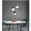 Hängslampor nordiskt färgglada ljus hänger för matrum vardagsrum studio café bar lampa modern dekor fixtur