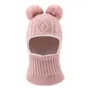 Berretti Cappelli Bambino Paraorecchie Berretto e Sciarpa Bambini Ragazzi Ragazze Berretto caldo con pompon Inverno Bambino Cappello lavorato a maglia Sciarpa Cappuccio antivento Copricapo 231108