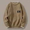 Men's Sweaters Color Block Long Sleeve Knit Sweater - Stylish And Cozy Pullover