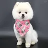 Dog Apparel Adjustable Bandanas Large Pet Scarf Cotton Plaid WashableBow Ties Collar Cat Accessories Kerchief