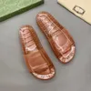 Transparent jelly slippers classic designer shoes Womens fashion sandals princess jelly color glass shoes mens outdoor beach shoes comfortable non-slip flat shoes