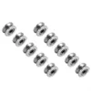 10pc*10 Ball Bearing Carbon Steel V Groove Ball Bearing Pulley Miniature Deep Groove Bearings Shielded Shafts for Rail Track Linear Hedkq