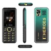 الهواتف المحمولة Bluetooth 2G FM Radio Camera Phone Tri Sim Card لكبار السن مع مربع W23