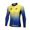 Racing Vestes Femme Unisexe Manches Longues Cyclisme Chemise Dame Léger Sport Équitation Vêtements Montagne Vtt Vélo Vêtements Équipe Vélo Porter