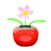 Decorations 1 Pc Solar Powered Dancing Flower Dashboard Ornaments Swinging Toy Car Accessories Auto Interior Decoration Gifts for Friend AA230407