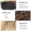 Ponytails BOL Drawstring Ponytail Long Kinky Curly Hair Extension Clip with Organic ChipIn In Ponytail 243032 Inch Fake Afro Hairpiece 230407