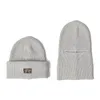 Beanie/Totenkopfkappen Männer Winter Skullies Beanies Hüte für Frauen Gestrickte Wollschalkappen Sturmhaube Maske Gorras Motorhaube Dicke warme handgefertigte Mütze 231108