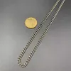 Ketten Zarte 3,5 mm breite Halskettenkette aus reinem Titan mit KarabinerverschlussKetten
