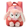 Plecaki dziecięce kreskówkowe plecaki królika dla dziewcząt chłopcy słodkie przedszkole szkolne pluszowe plecak dla dzieci torba dla dzieci torba podróżna 231108